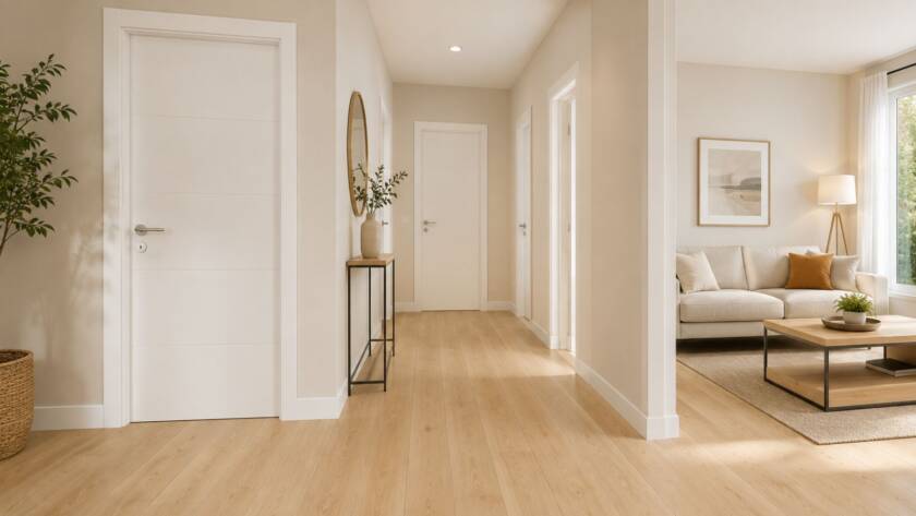 ¿Quieres combinar puertas blancas y parquet en tu vivienda? Pide asesoramiento en Madera Style y consigue una reforma luminosa, elegante y bien rematada.
