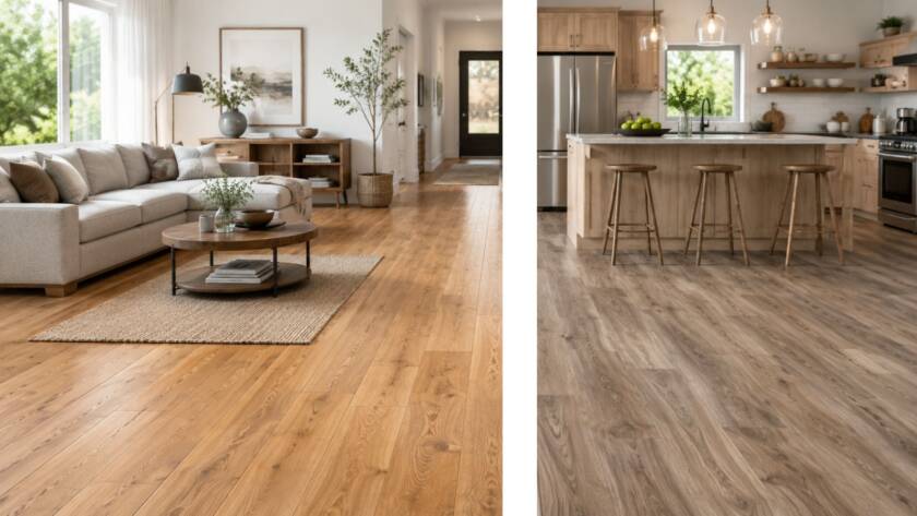 ¿Suelo laminado o vinílico SPC? Elegir bien el suelo es clave para conseguir una vivienda bonita, cómoda y resistente.
