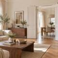 Cómo combinar puertas blancas con muebles de madera y cómo influye el parquet